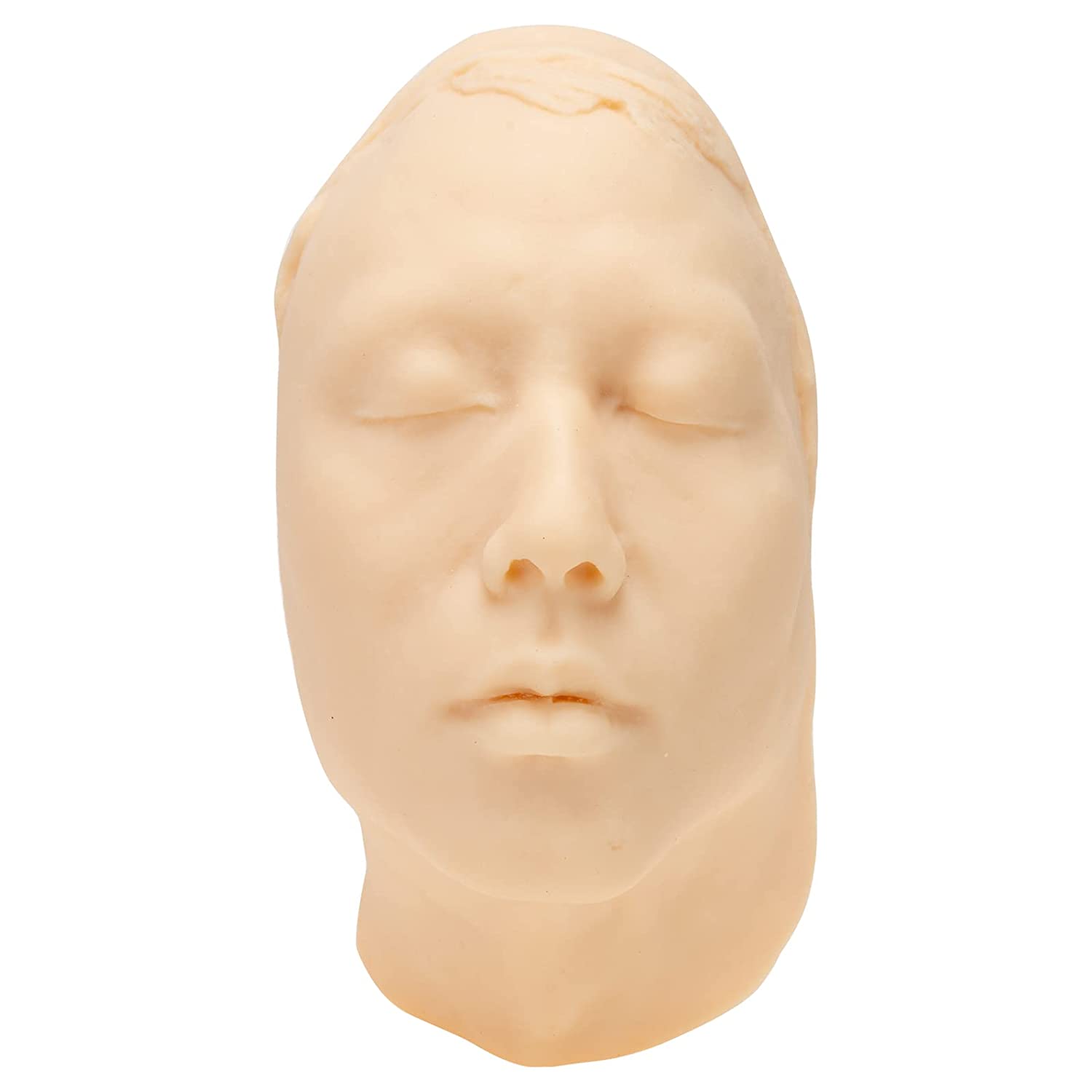 RONTEN Injection Training Silicone Human Face Model Life-Size Head And Face Injection Model With Bones Inside