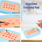 RONTEN Intradermal Injection Training Model Silicone Hypodermic Injection Practice with Injection Point